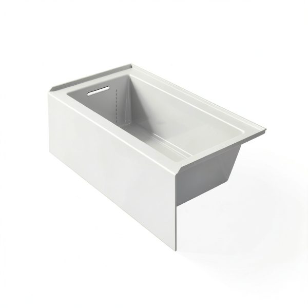 Kohler White Acrylic Contemporary Bathtub-2