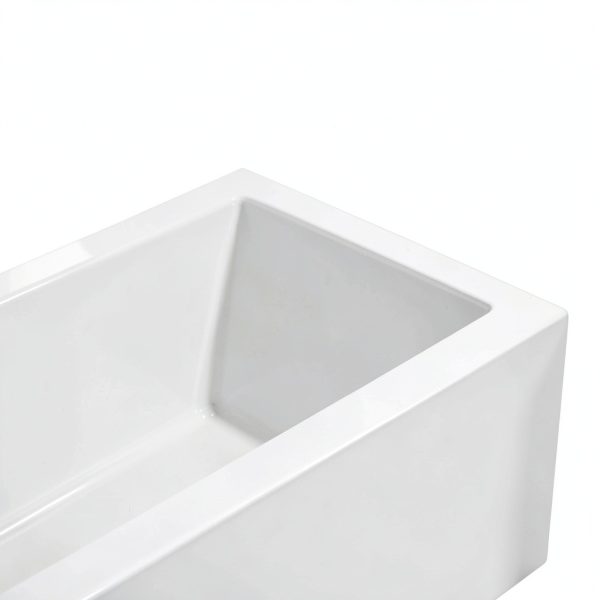 Kohler White Acrylic Contemporary Bathtub-7