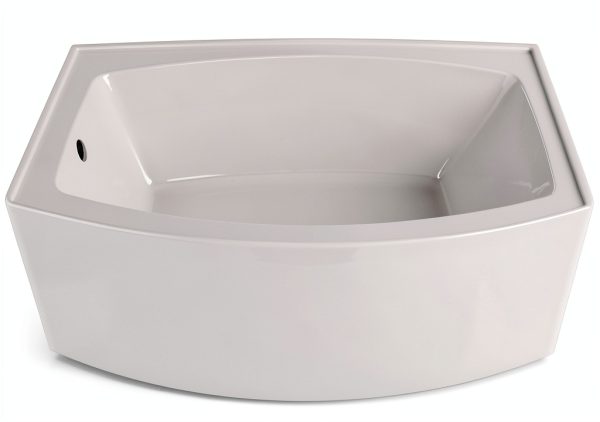 Kingston Brass White Recessed Bathtub-0