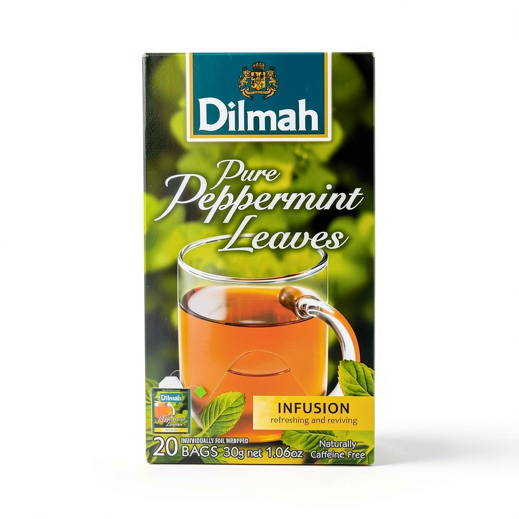 Waltz Peppermint Leaf packets displayed on a kitchen counter