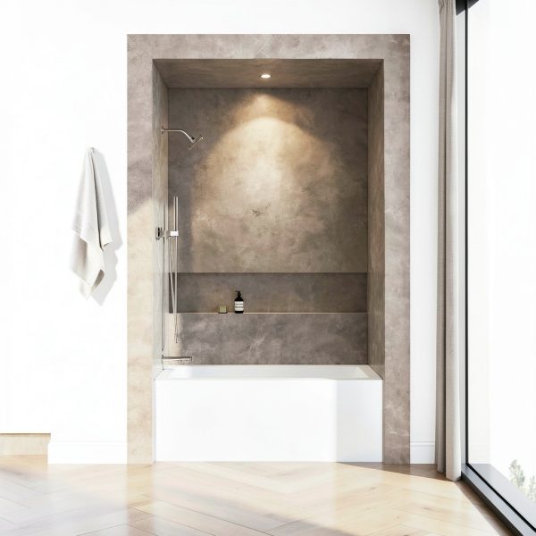 Kohler White Acrylic Contemporary Bathtub-3