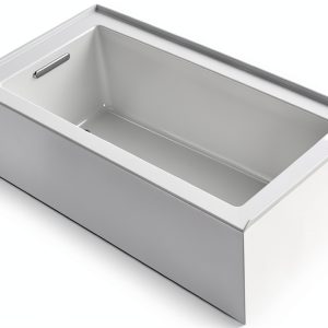 Kohler White Acrylic Contemporary Bathtub-0