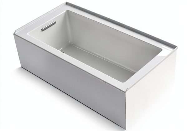 Kohler White Acrylic Contemporary Bathtub-0