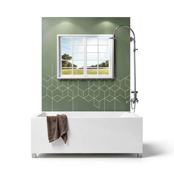 Acrylic Bathtub Fine Fixtures Modern White Alcove-8