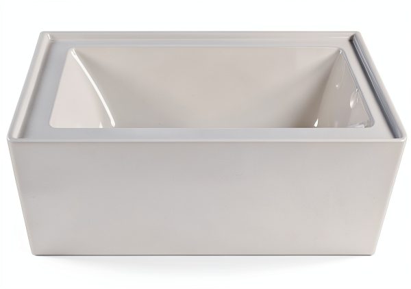 Fine Fixtures White Rectangular Bathtub-4