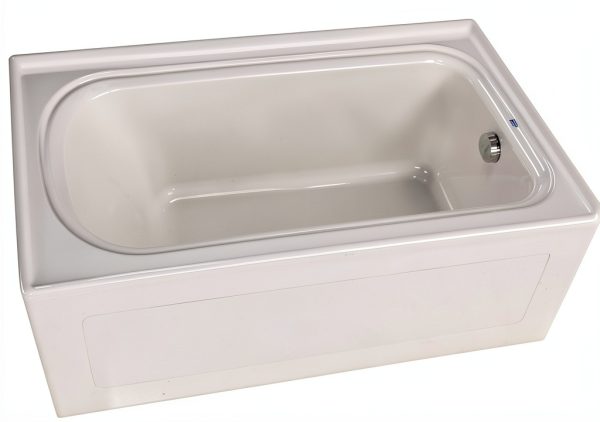 PROFLO White Acrylic Alcove Bathtub 75 Gallon-0