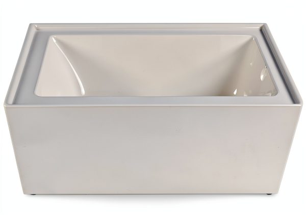 Acrylic Bathtub Fine Fixtures Modern White Alcove-4