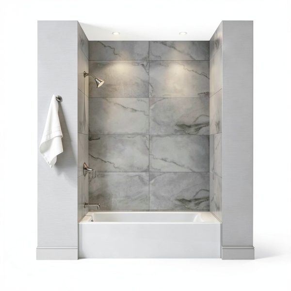 Kohler Alcove Bathtub White Plastic Left Drain-3