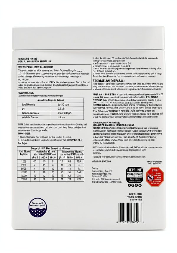 HTH 67058 Swimming Pool Care pH Up, Raises pH, Swimming Pool Chemical, 4 Lbs-1
